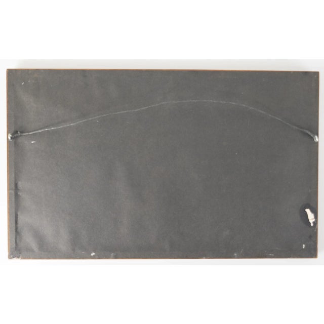 Tan Chinese Export Chinoiserie Watercolor Rice Paper Painting For Sale - Image 8 of 9