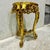 Gold Side Table Marble Topped French Style For Sale - Image 8 of 9
