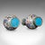 Blue Pair of Vintage Baluster Form Vases, Oriental, Cloisonne, Posy Urn, Circa 1960 For Sale - Image 8 of 10