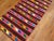 Street Art Vintage Bright Hand-Knotted Kilim - 2'10" x 5'10" For Sale - Image 3 of 8