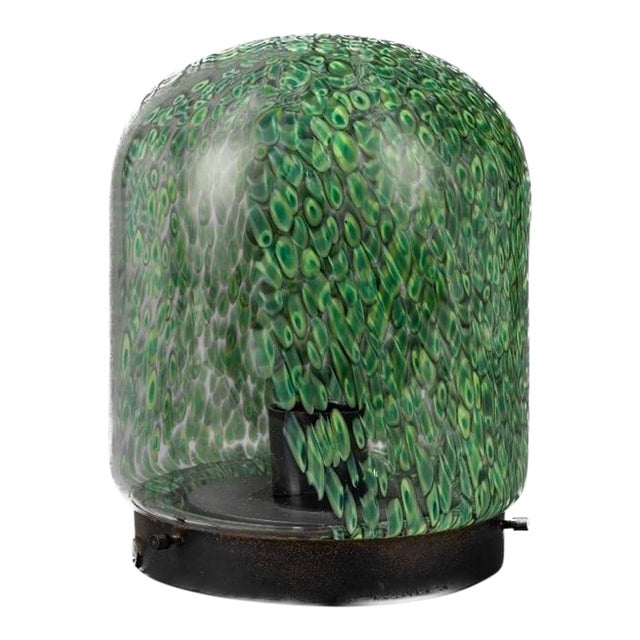 Gae Aulenti, 'Neverrino' Murrine-Blown Glass Table Lamp , Vetreria Vistosi Italy 1970s For Sale
