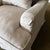 Greige Bruce Chair - Belgian Inspired Roll Slip Covered in 100% Linen For Sale - Image 8 of 15