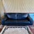 Nicoletti Black Leather Modern Couch For Sale - Image 14 of 16