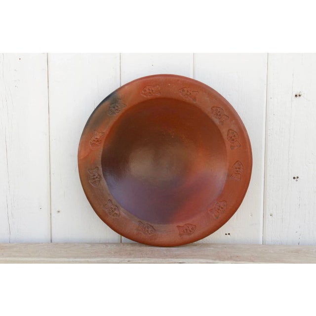 1950s Vintage French Terracotta Platter For Sale - Image 5 of 10