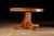 Vintage Oak Mission Rolling Dining Table For Sale - Image 4 of 10