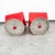 Metal Mid Century Modern Dining Chairs 4 Red Attributed to Vernon Panton 1-2-3 System Fritz Hansen For Sale - Image 7 of 12