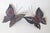 Metal Mid-Century Modern Handcrafted Butterfly Wall Lights in Metal, 1970s, Set of 2 For Sale - Image 7 of 10