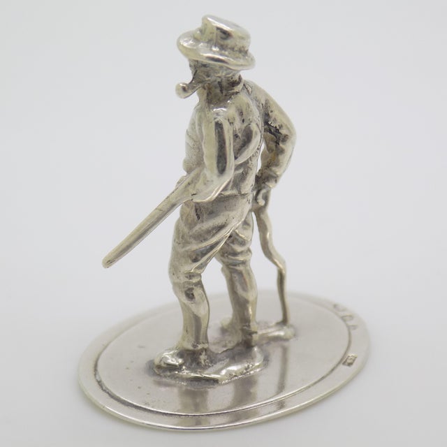 Vintage Silver 835 Country Gentleman Hunting Figurine, Netherlands, 1978 For Sale - Image 6 of 12