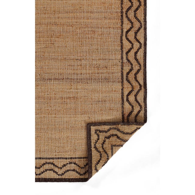 Contemporary Erin Gates by Momeni Orchard Ripple Brown Hand Woven Wool and Jute Area Rug 5' X 8' For Sale - Image 3 of 10