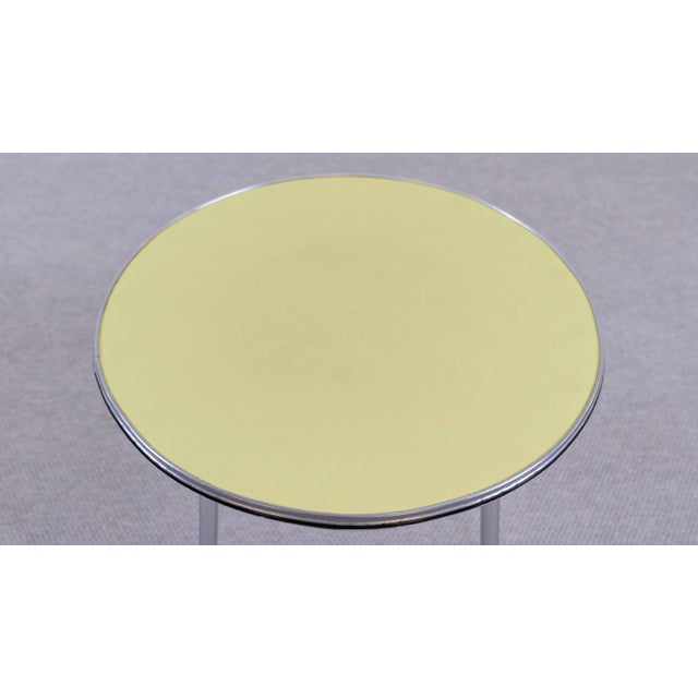 Bauhaus Vintage Bauhaus Steel Tube Side Table, 1940s For Sale - Image 3 of 11