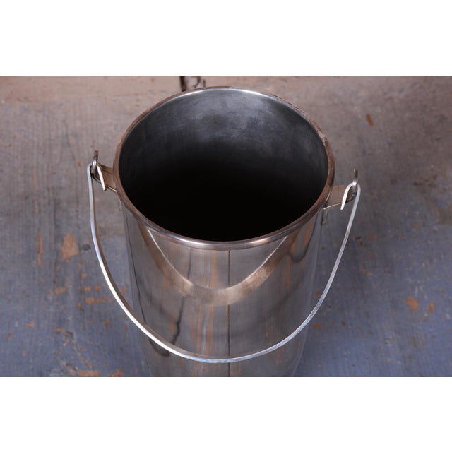Art Deco Standing Champagne Cooler in Silver-Plated Metal, France, 1920s For Sale - Image 3 of 14
