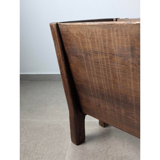 Wabi-Sabi Wooden Planter, Aarhus, Denmark, 1940s For Sale - Image 9 of 18