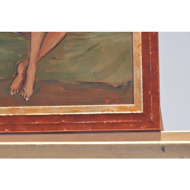 2000 - 2009 Jade, Marcela Ditomaso, Argentina, 2004, Acrylic on Fiberboard, Framed For Sale - Image 5 of 7