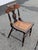 19th C. Baltimore Ebonised & Painted Bergere Side Chair, 1880s For Sale - Image 12 of 14