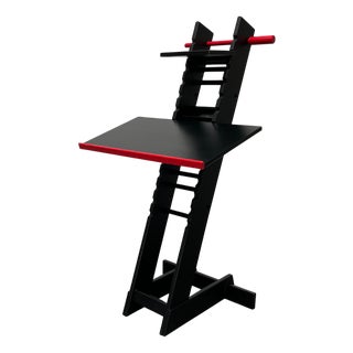 Postmodern Home Office Standing Desk by Holznest Design For Sale