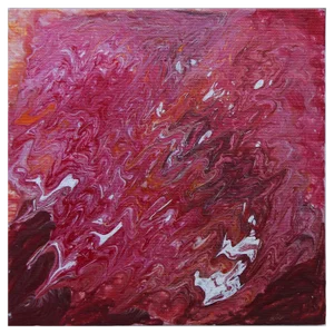 Brigitte Mathé, Abstract 1,2021, Acrylic on Canvas