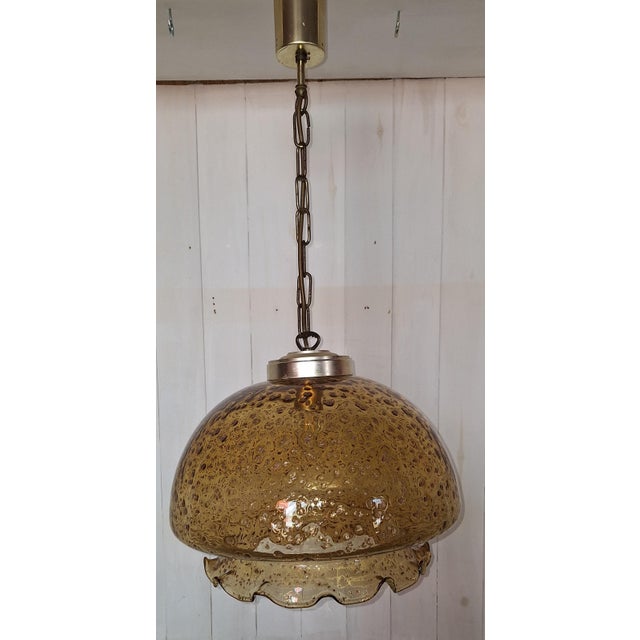Vintage Hanging Lamp by Marbach Elektronik, 1970s, in Very Good conditions. Designed 1970 to 1979 This piece has an...
