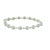 Early 21st Century Diamond 18k White Gold Star-Halo Tennis Bracelet For Sale - Image 5 of 6