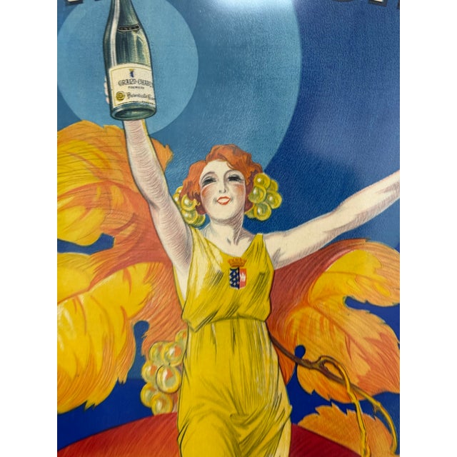 Early 20th Century Henri Le Monnier “La Chablisienne” Lithograph, Framed For Sale - Image 5 of 12