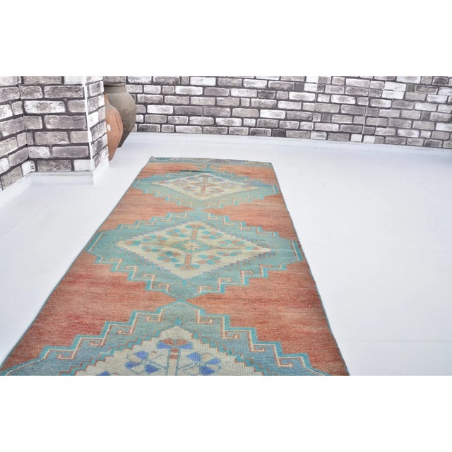 Colourful Decorative Runner Rug For Sale - Image 4 of 10