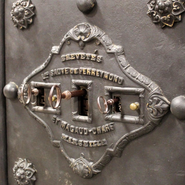 18th Century Iron Safe, France For Sale - Image 12 of 14