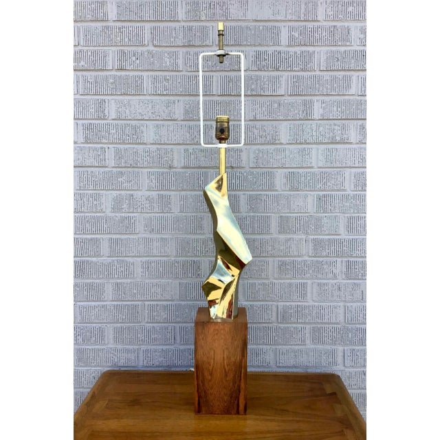 Mid-Century Modern Mid-Century Modern Richard Barr Laurel Table Lamp, Circa 1965 For Sale - Image 3 of 8