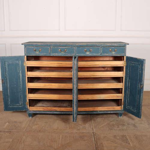 Swedish Painted Linen Cupboard For Sale - Image 9 of 12