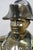 Bronze Cast Spelter Metal Bust of Napoleon Library Statue Paperweight Marble Base 7" For Sale - Image 8 of 12