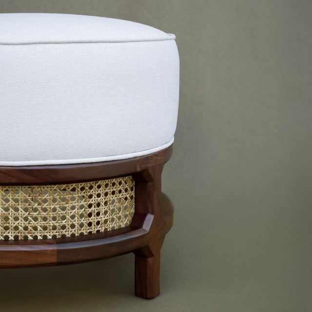 Brown George Stool by Wood Tailors Club For Sale - Image 8 of 12