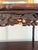 Wood Small Chinese Hardwood Table With Hand Carved Apron. For Sale - Image 7 of 14