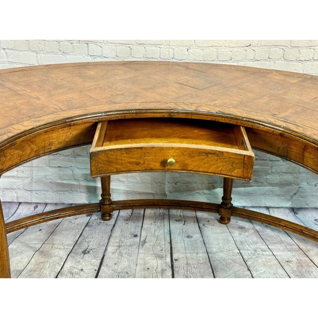 Guy Chaddock Westbourne Collection Demilune Writing Desk For Sale - Image 10 of 12