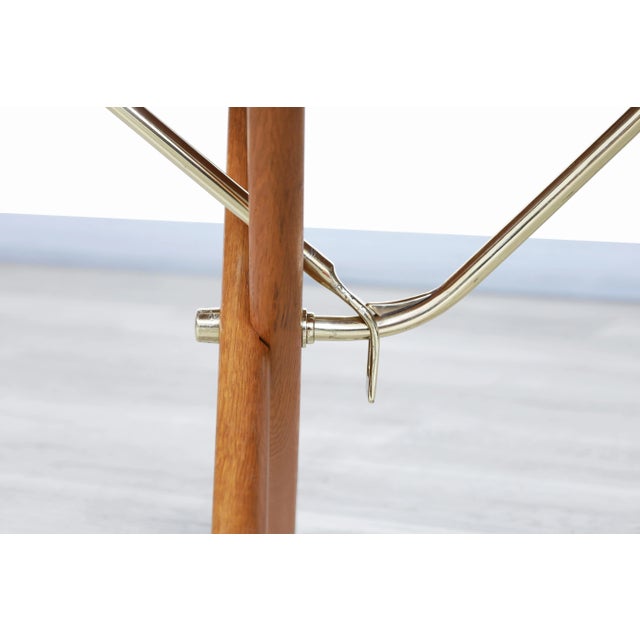 Danish Modern at-304 Dining Table by Hans J. Wegner in Teak and Oak For Sale - Image 11 of 13