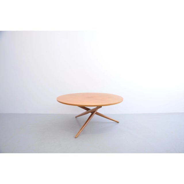 Adjustable Table in Cherrywood by Jürg Bally for Wohnhilfe, 1950s For Sale - Image 12 of 12