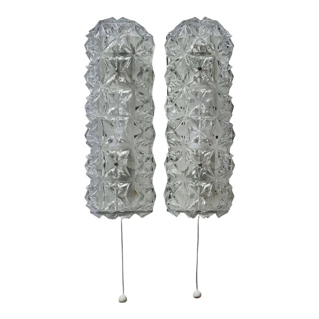 Mid-Century Wall Lamps, Germany, 1970s, Set of 2 For Sale