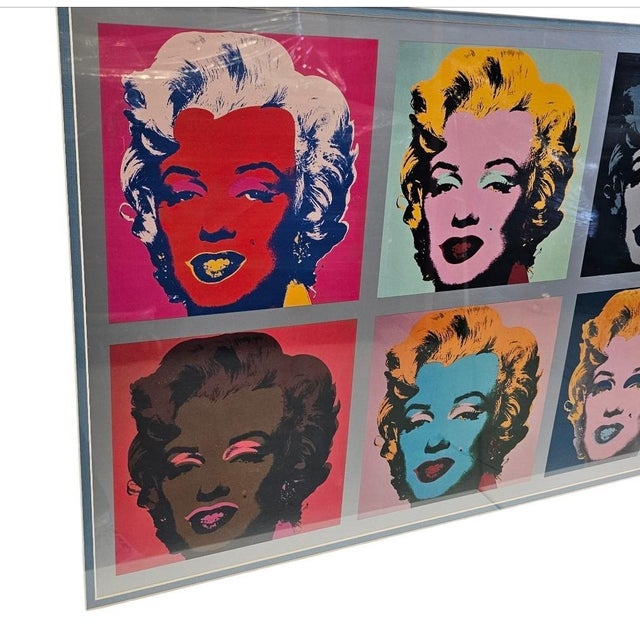 Ten Marilyns 1967 アンディウォーホル額装80x33.5cm Ten Marilyns, 1967 by Andy Warhol Offset Lithograph - 10