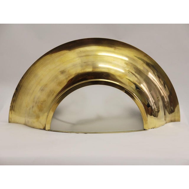 Metal Vintage Art Deco French Wall Lights, 1940s, Set of 2 For Sale - Image 7 of 9