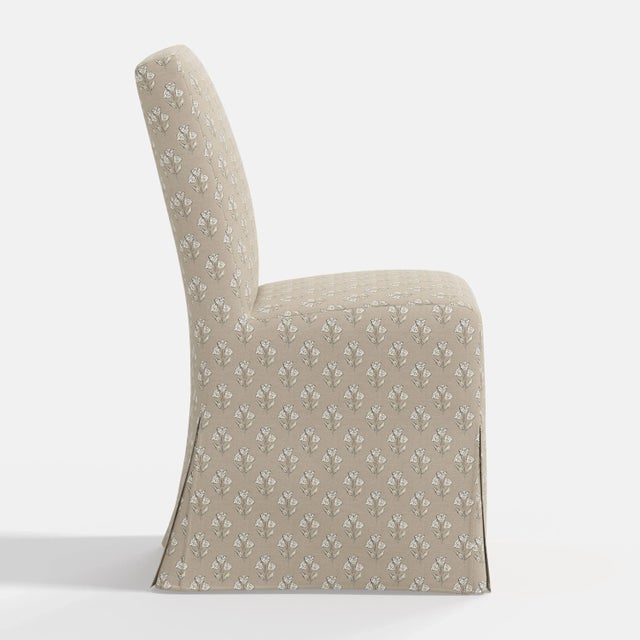 Not Yet Made - Made To Order Stoffer Home x Cloth & Company Lindy Slipcover Dining Chair in Francie Tan For Sale - Image 5 of 6