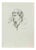 Mino Maccari, Portrait of Woman, 1930s, Pen For Sale