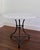 Marble Top Wrought Iron Bistro Table For Sale - Image 9 of 9
