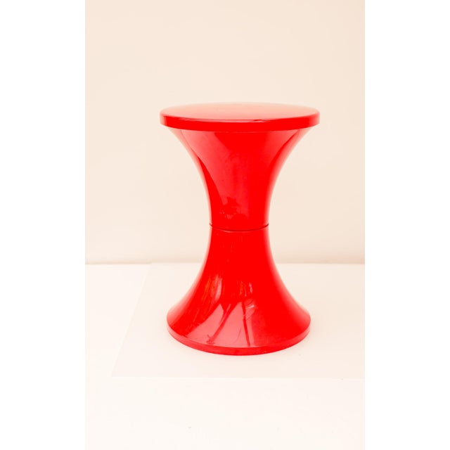 Tamtam Seat in Bright Red by Henry Massonnet, 1970s For Sale - Image 3 of 13
