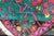 Vintage Large Caucasian Kazak Rug With Green Medallions on Red Field 5'8 X 10'7 For Sale - Image 14 of 15