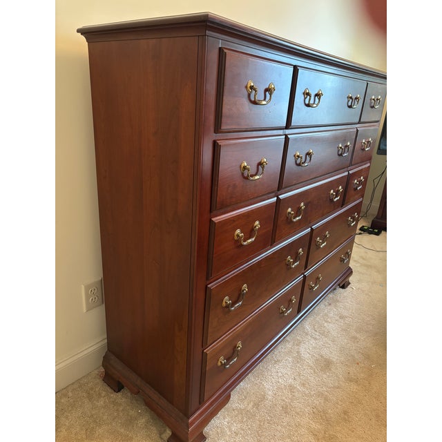 Wood Vintage Pennsylvania House Master Chest Cherry Wood For Sale - Image 7 of 7