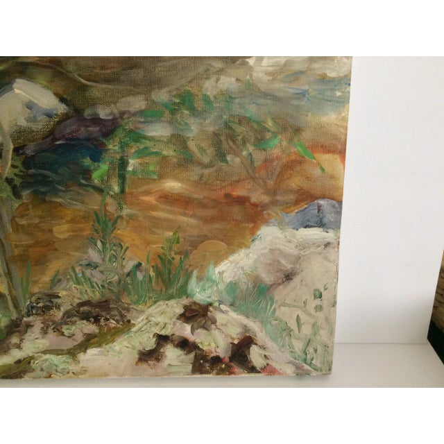 1970s 1970s Richard Snyder Landscape Oil Painting For Sale - Image 5 of 8