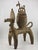 1920s Antique African Nobility Ceremonial Dogon Bronze Horse W/ Covered Container 12"h For Sale - Image 5 of 16