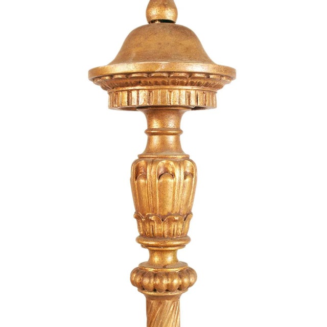 Large Florentine Baroque Chandelier in Hand Carved Walnut For Sale - Image 6 of 9