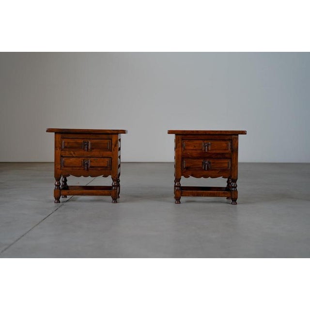 Nightstands These pieces are in a very good condition with some traces of usage normal to their age.