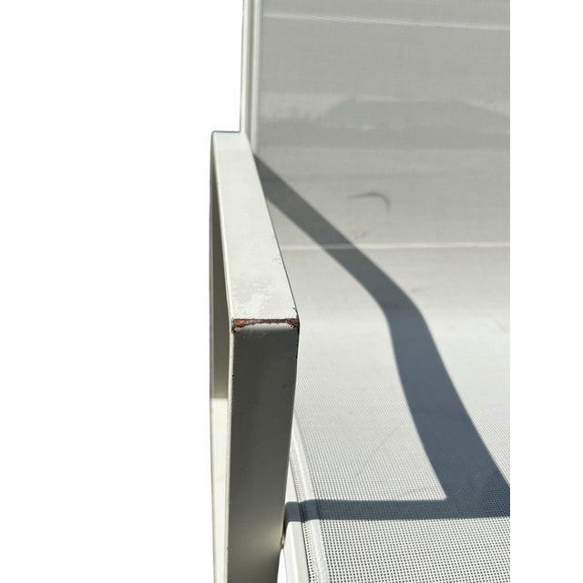 Metal Vintage Metal Woodard Two Seater Bench For Sale - Image 7 of 9