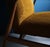 1960s Vintage Armchair From Mid Century, Dark Mustard, Restored For Sale - Image 5 of 7
