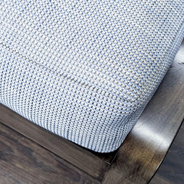 Kreiss Soho Lounge Chair With Wooden Frame and Cushions For Sale - Image 10 of 11