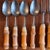 Vintage Bamboo Handled and Stainless Steel Flatware Set from Mills Moore, Set of 24 For Sale - Image 9 of 14